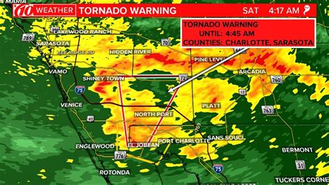 sarasota weather tornado warning